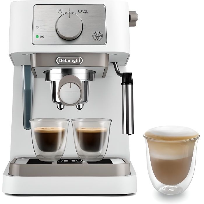 Machine À Expresso - DE LONGHI - EC260.W - Acier Inoxydable - 1 L - 1100 W - 15 Bar