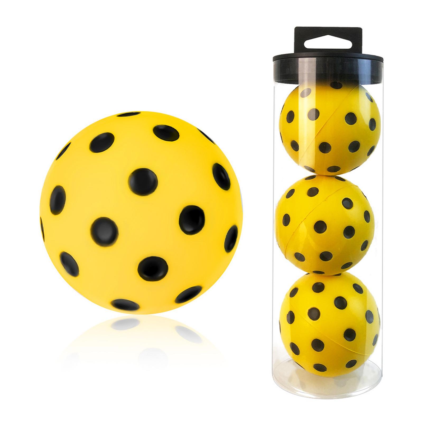 

Pickleball 74mm Durable Low Noise Soft Pickleballs 30g Indoor Training Paddle Ball PU foam Pickleball for Competition&Practice