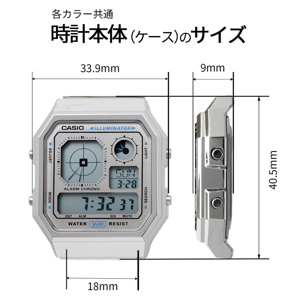 Casio Standard Vintage Series Silver with Metallic Overseas Model Analog-Digital Watch, A130WE-7A, Unisex, Gray, [Used]
