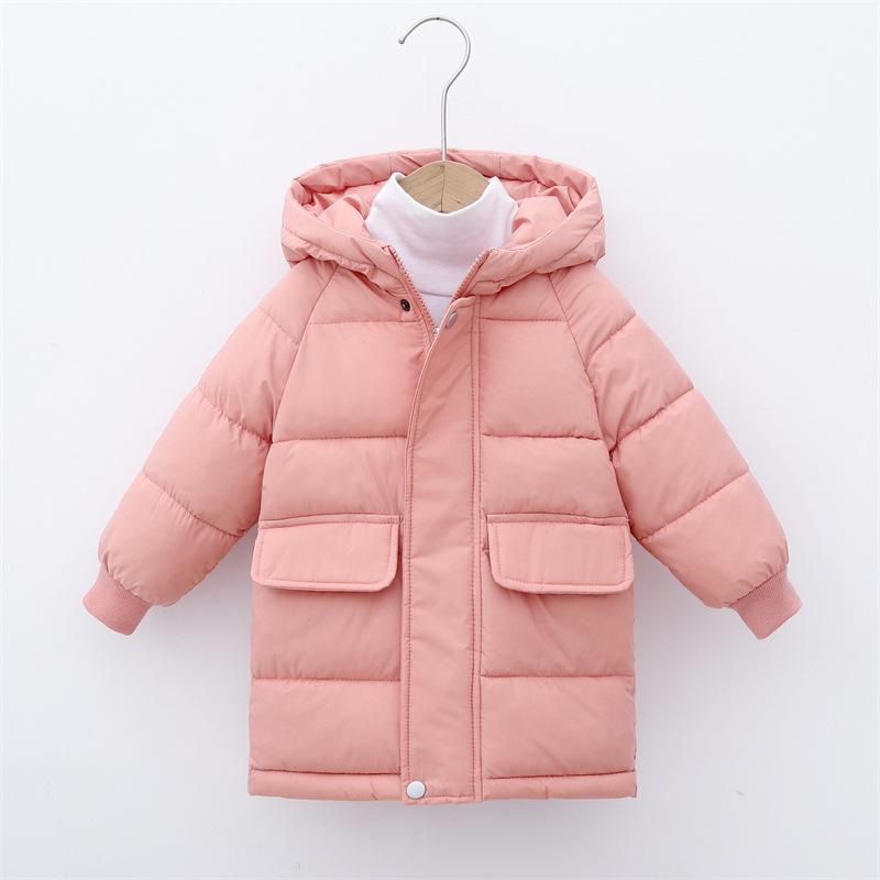 Kurtki puchowe dla chłopców Odzież wierzchnia Jesień Zima Ubrania Dziecięce Dziewczęce Kurtki parki z bawełny ocieplane Grube ciepłe płaszcze bawełniane dla dzieci