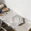 Hexagonal Paint Tool Stainless Steel Gauge Wet Film Comb