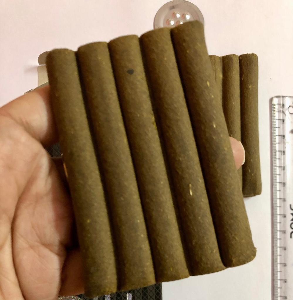10 wet logs DHOOP Soft Moldable Indian GILI, Mixed Fragrances Incense Meditation Puja Yoga- traditionally hand rolled