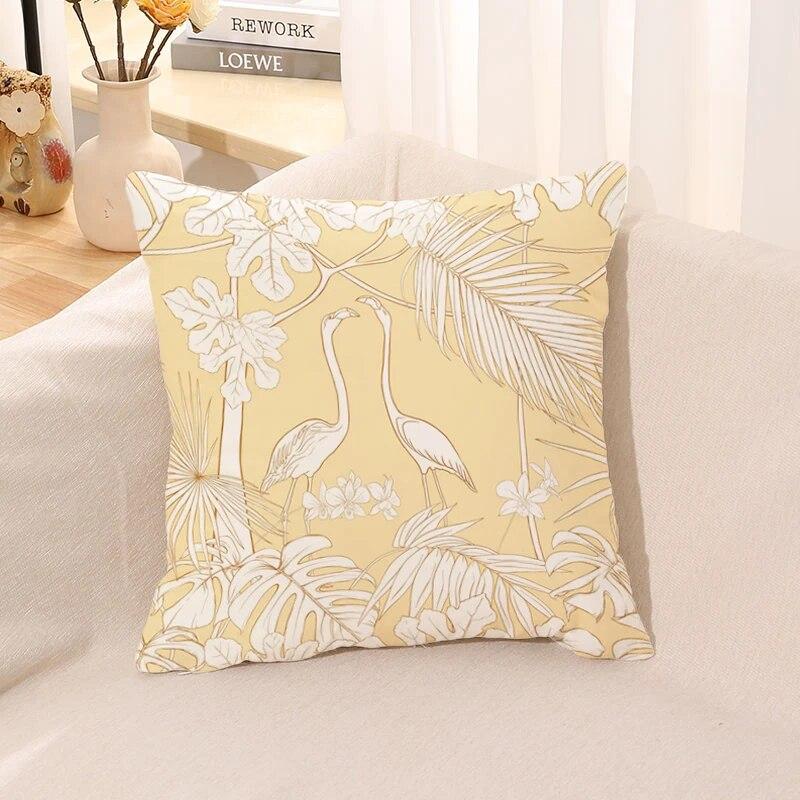 Rosa Flamingo Kissenbezug Kissen für Sofa Quadratisch Auto Suite Zimmer Dekoration