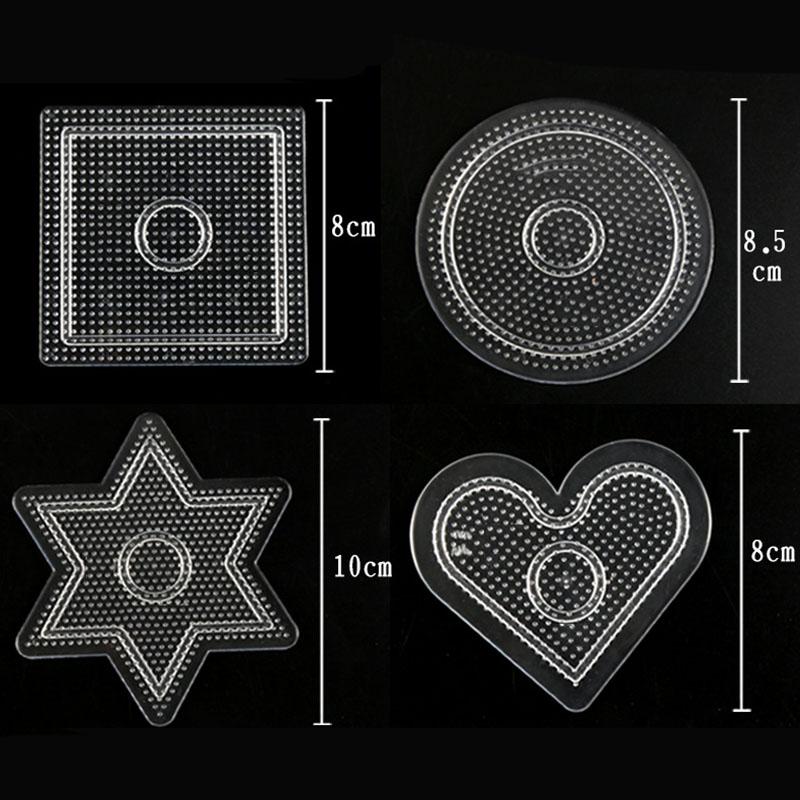 2.6/5Mm Mini Hama Beads Template Toy Diy Perler Tool Beads Educational Tangram Jigsaw Puzzle Iron Beads Tool Free Shipping