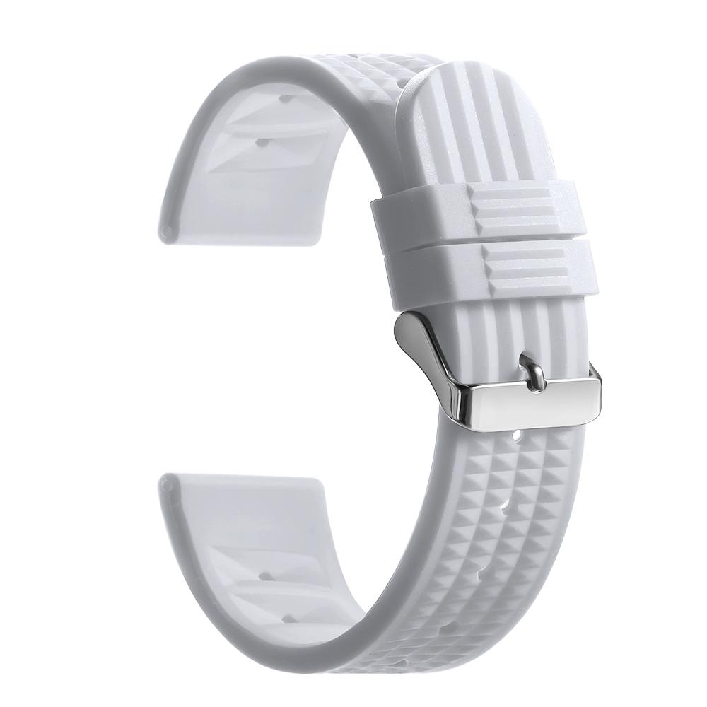 20mm 22mm Hot Sell Silicone Watch Strap Rubber Universal Watchband Wristwatch Band for Smartwatch Other Watches Bracelet for Men