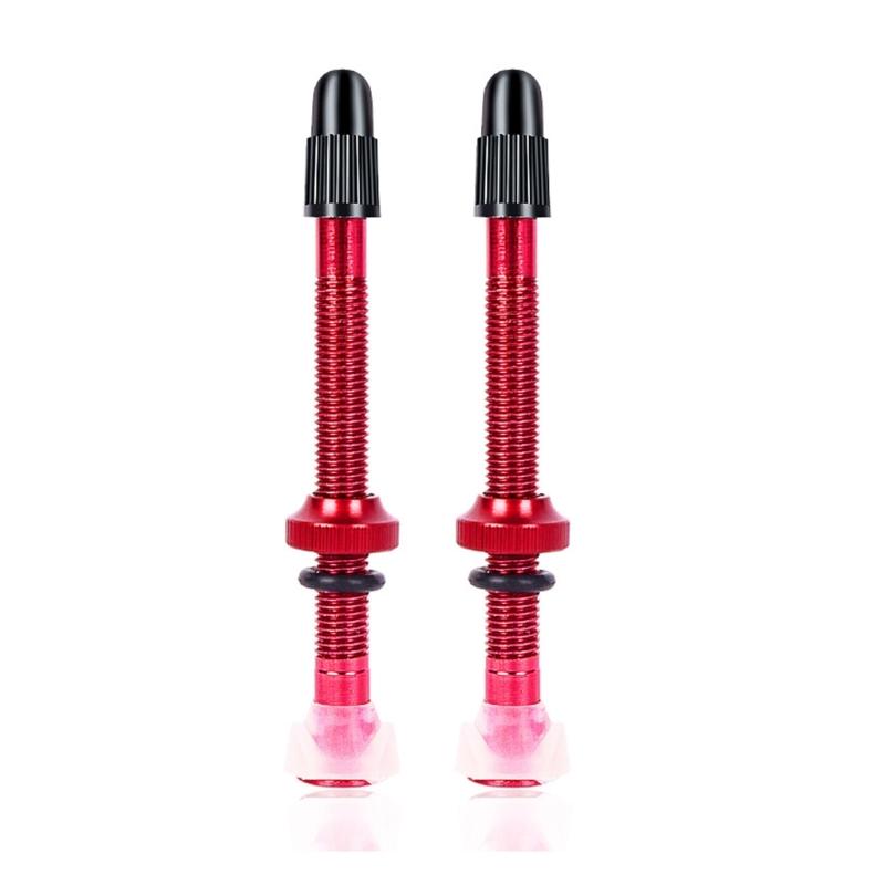 Leak Proof Vacuum Tire Valves for Bikes Durability Pressure Resistance In All Terrains Enthusiasts And Professional 2pcs