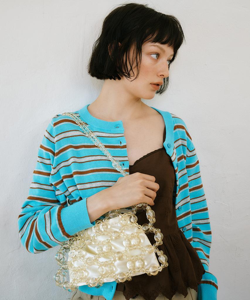 Greenbutter Beaded Tote Bag (L/Yellow)