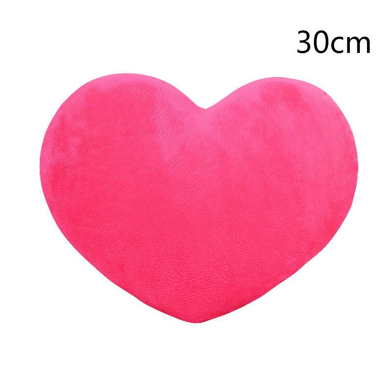20/30Cm Heart Plush Toys Soft Cute Fuzzy Throw Pillow Toy Lovely Gift For Birthday Valentines Day Soft Stuffed Pillow
