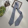 Long Silk Scarf Retro Floral Neck Small Scarf High-end Tie Decorative Chiffon Thin Hair Tie