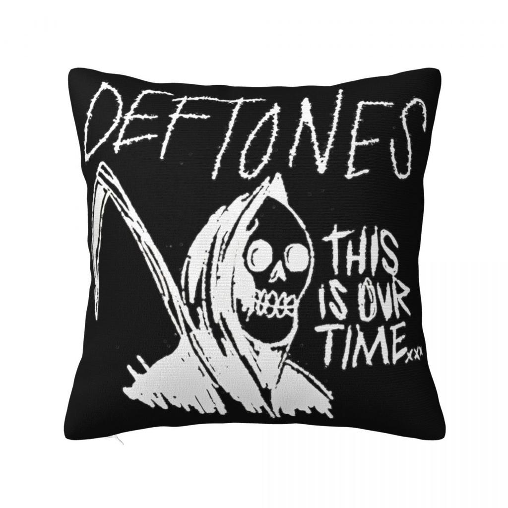 Deftones White Pony Album Square Pillow Cases Band Cushion Cover Decorative Pillowcase For Home 45*45Cm