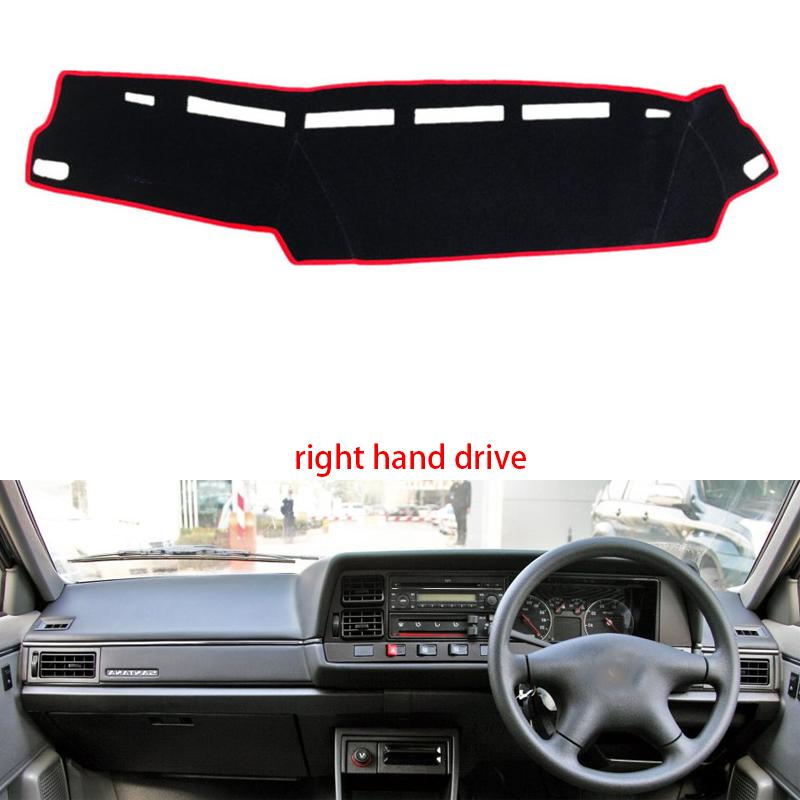 

For Volkswagen santana classical 2004-2007 Right and Left Hand Drive Car Dashboard Covers Mat Shade Cushion Carpets Accessories Blue Edge