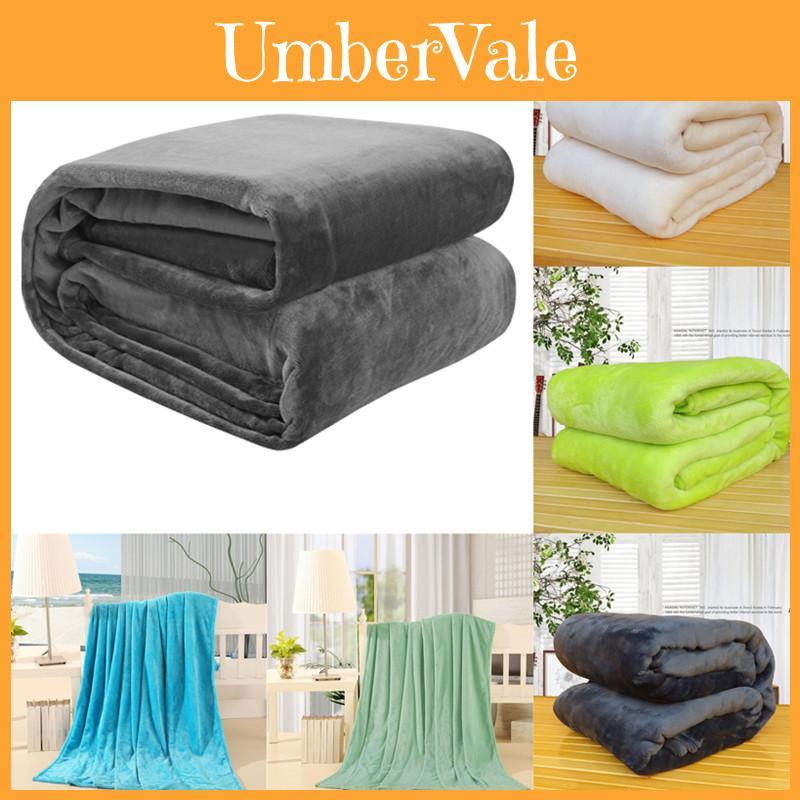 Plush Microfiber Warm Blanket For Single And Queen Size Beds Cozy Vibes