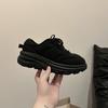 [Fashion Tribe] Simple Thick-soled Heightening Dad Shoes Women's 2025 Summer New Comfortable and Breathable Fat Shoes Run