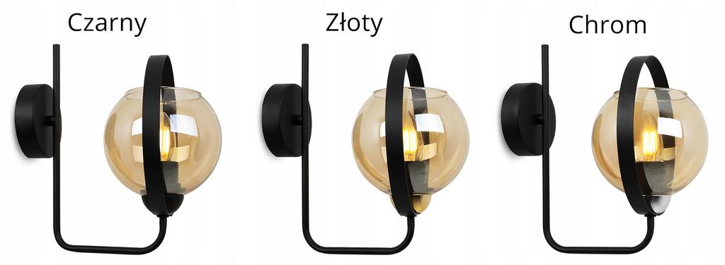 MODERN HONEY RING GLASS WALL LAMP