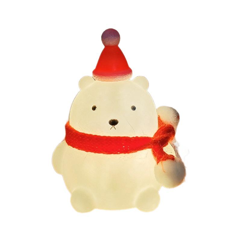 Lumină de noapte Om de zăpadă de Crăciun: Decor și Cadou Creativ Luminos de Desene Animate