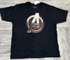 2015 Avengers Age Of Ultron Metallic Look Logo Licensed Marvel T-Shirt Size XL