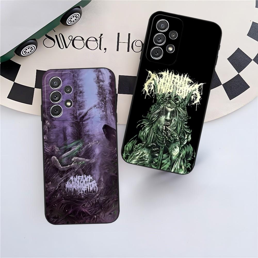 Infant Annihilator Cheeky Deathcore Phone Case for Sumsung Galaxy S24 S23 S22 S21 S20 A24 A34 N20 M54 A54 A53 Fe Plus Ultra Blac