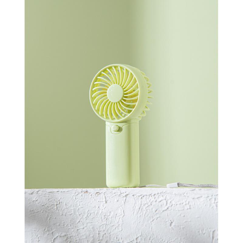 Portable USB Rechargeable Folding Fan: Compact Handheld & Desktop Design with Strong Airflow for Outdoor Use 2026 Premium Upgrade