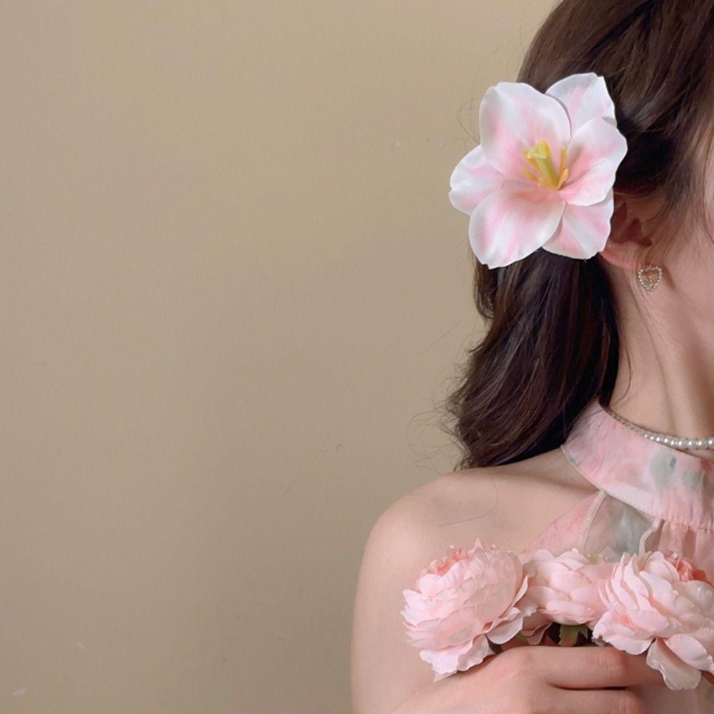 Vacation Style Headwear Flower Hairpin Korean Style Bohemian Style Hair Clip  Women