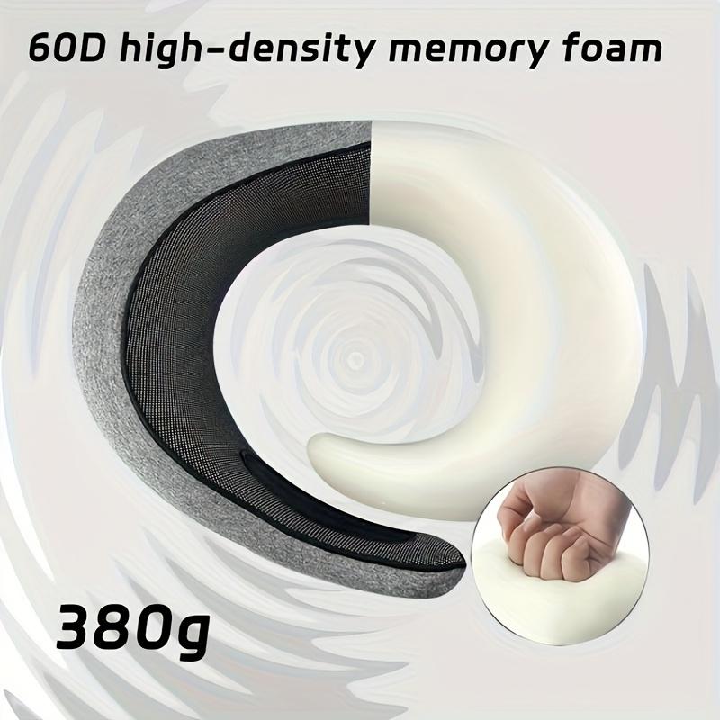 U Shaped Memory Foam Neck Pillows Soft Portable Travel Pillow Massage Neck Pillow for Airplane Office Nap Car Home Use