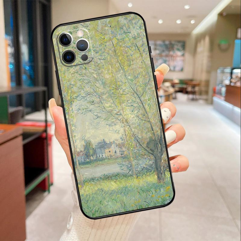 Claude Monet Phone Case For iPhone 17 16 15 14 13 11 12 Pro Max Mini 16 Plus 16e 17 Air Protective Cover