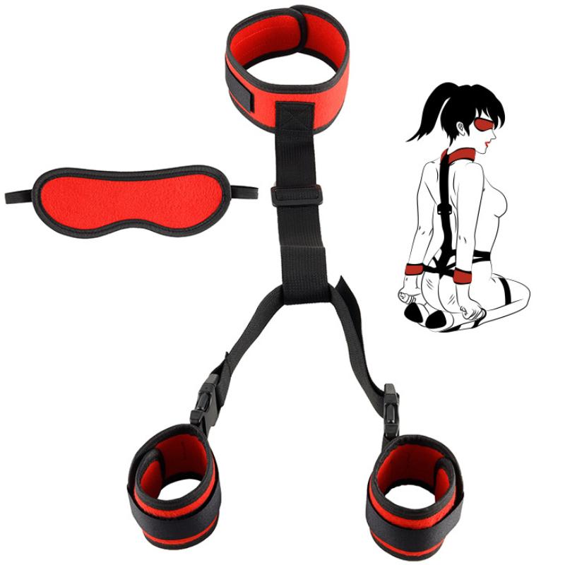 Jucării sexuale pentru adulți Costum la pachet Sm Anti-cătușe Produse sexuale pentru cupluri Guler pentru flirt pentru femei Anti-cătușe