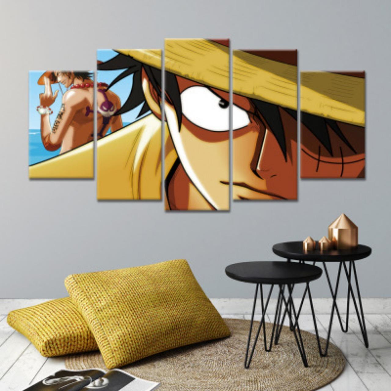 5GB Audekla glezna Anime Vienkārša Luffy
