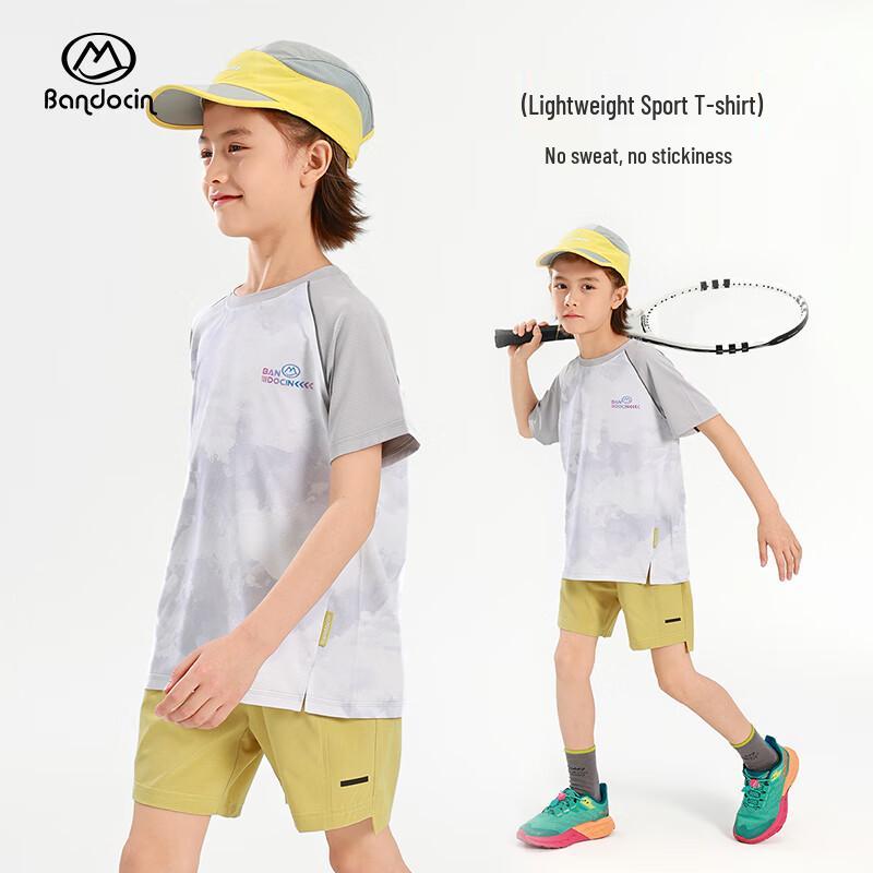 Bandu Xian Boy s 2025 Summer Quick-Dry Short Sleeve T-Shirt 150