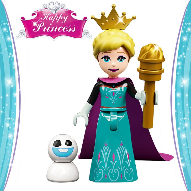 2 IN 1 SLUBAN Girl Royal Carriage Wagon Model Building Blocks Enlighten Action Figure Toys For Children