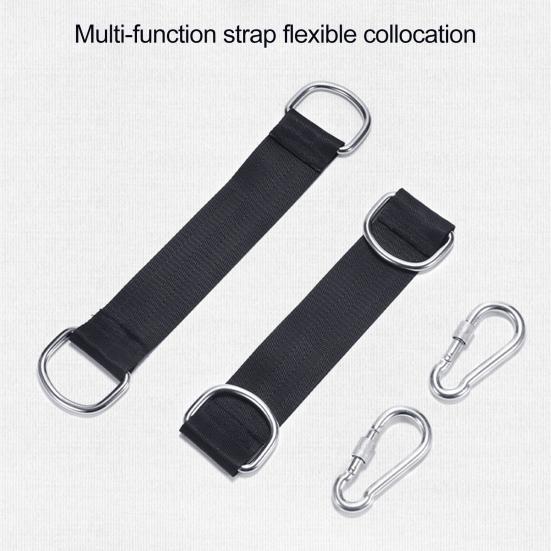 Tree Swing Straps Fitness Pull Up Hanging Straps Heavy Duty Tree Swing Attachment Strap for Hammock Plank Gym Cable Machine