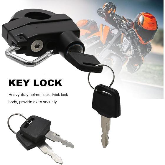 Motorcycle Helmet Lock,Anti-Theft Safety Lock,Tamper-Proof Waterproof Lock,Suitable for Motorcycle Bicycle Scooter Safety Helmet