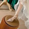 High Heels Women's Large Size French Pointed Single Shoes New Rivet Shoes Pure Desire Straps Three-ring Sandals Women