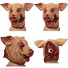 Funny Wild Boar Head Mask For Halloween Party Unique Latex Animal Costume Accessory