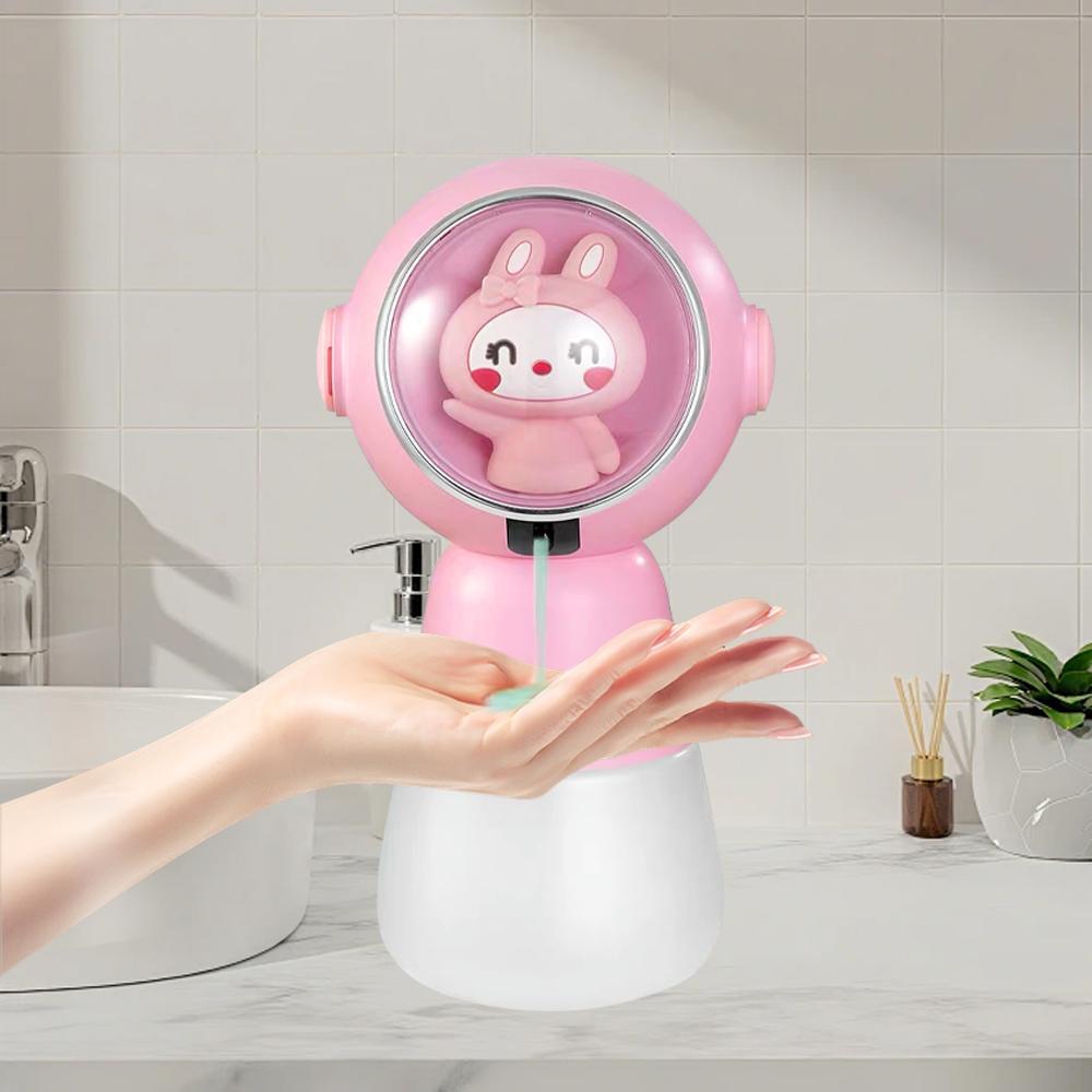 Soap Dispenser Inductive Hand Washing Instrument Rechargeable Cartoon Children Style Gel Contact Free Foam Suitable For Children