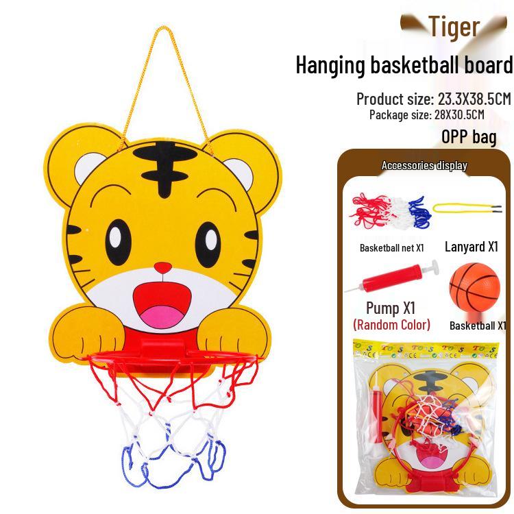 Regulowany kosz do koszykówki do użytku w pomieszczeniach w stylu kreskówkowym dla dzieci z darmową wysyłką