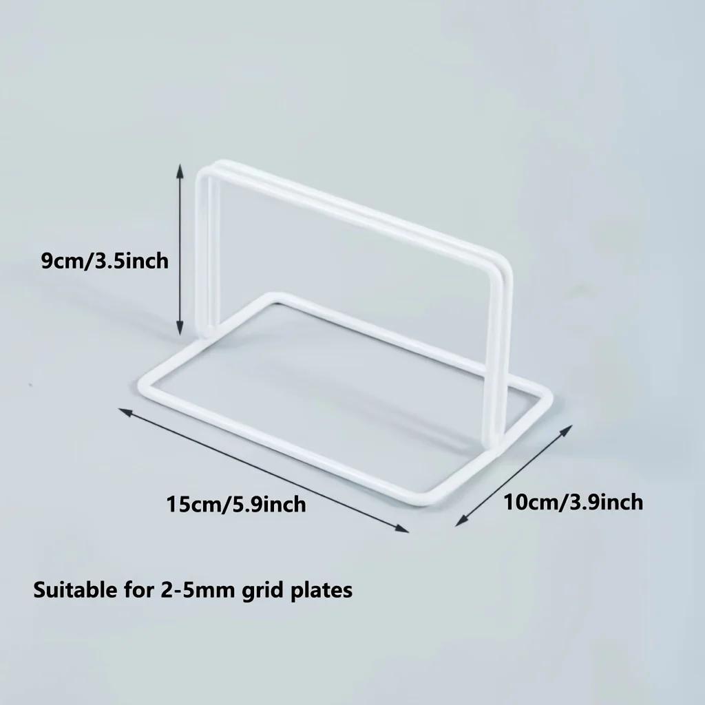 Grid Art and Photo Stands Modern Metal DIY Display Stands with Grid Panels Jewelry Exhibition Stands, and Jewelry Pendant Stands