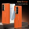 For Samsung Galaxy Z Fold 8 Ultra Case Luxury Matte Leather Skin-Friendly Ultra-thin Magnetic Wireless Charging Shockproof Cover