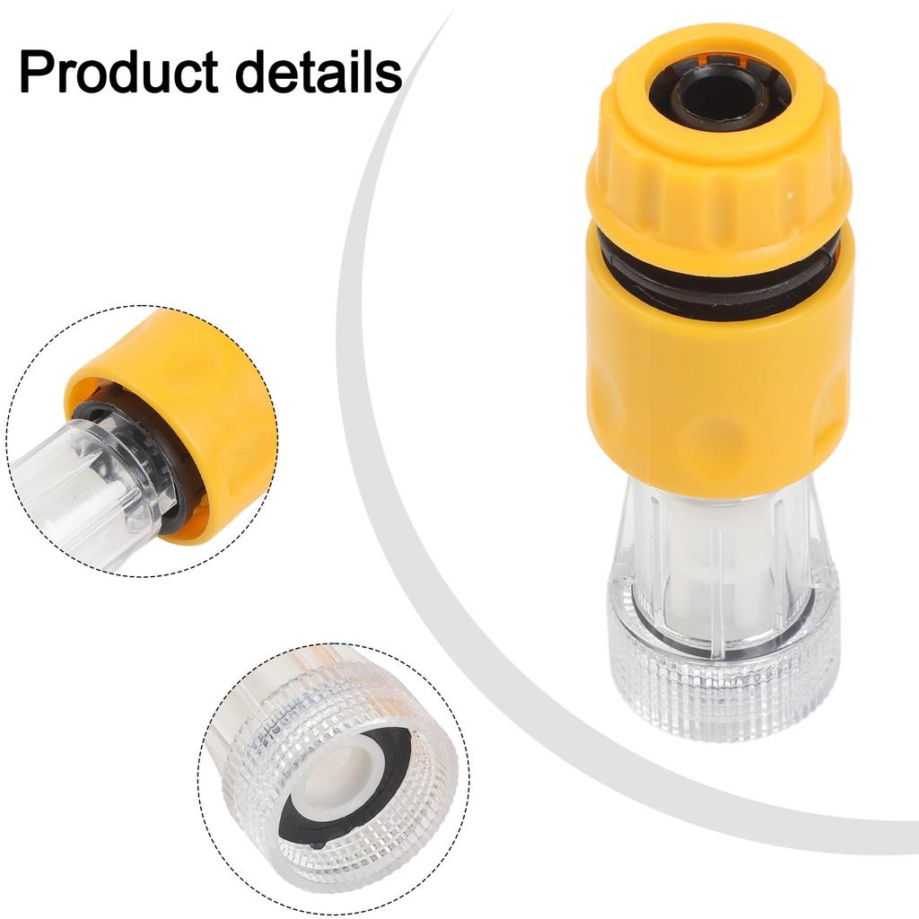 Kunststoff-Filterschlauch-Wasserhahn-Adapter-Anschlussstück-Adapter Für Auto-Hochdruckreiniger-Schnell-Gartenschlauchanschluss