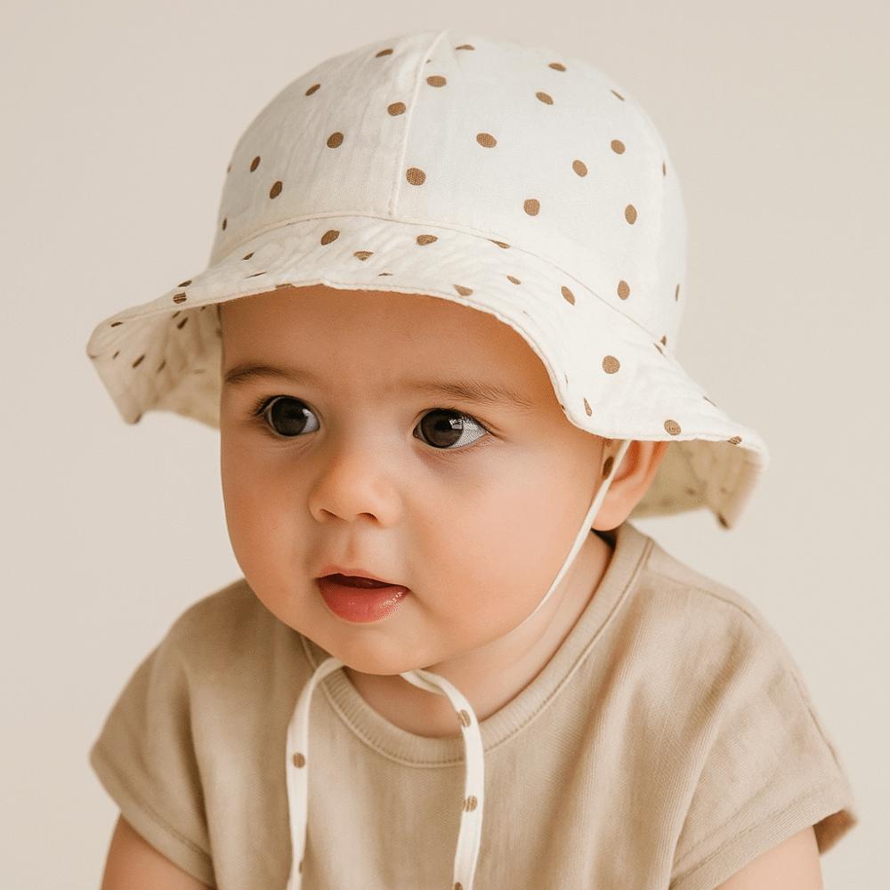 Cotton Infant Bucket Hat Love Heart Children's Fisherman Hat Cute Kid Sunhat  Kid