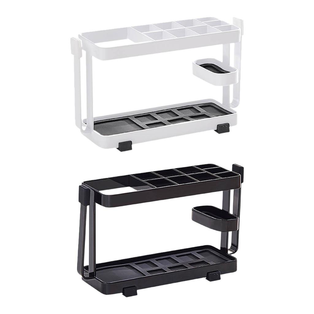 Storage Organizer Shelf Storage Stand 10 Slots Toothpaste Cup Holder Toothpaste