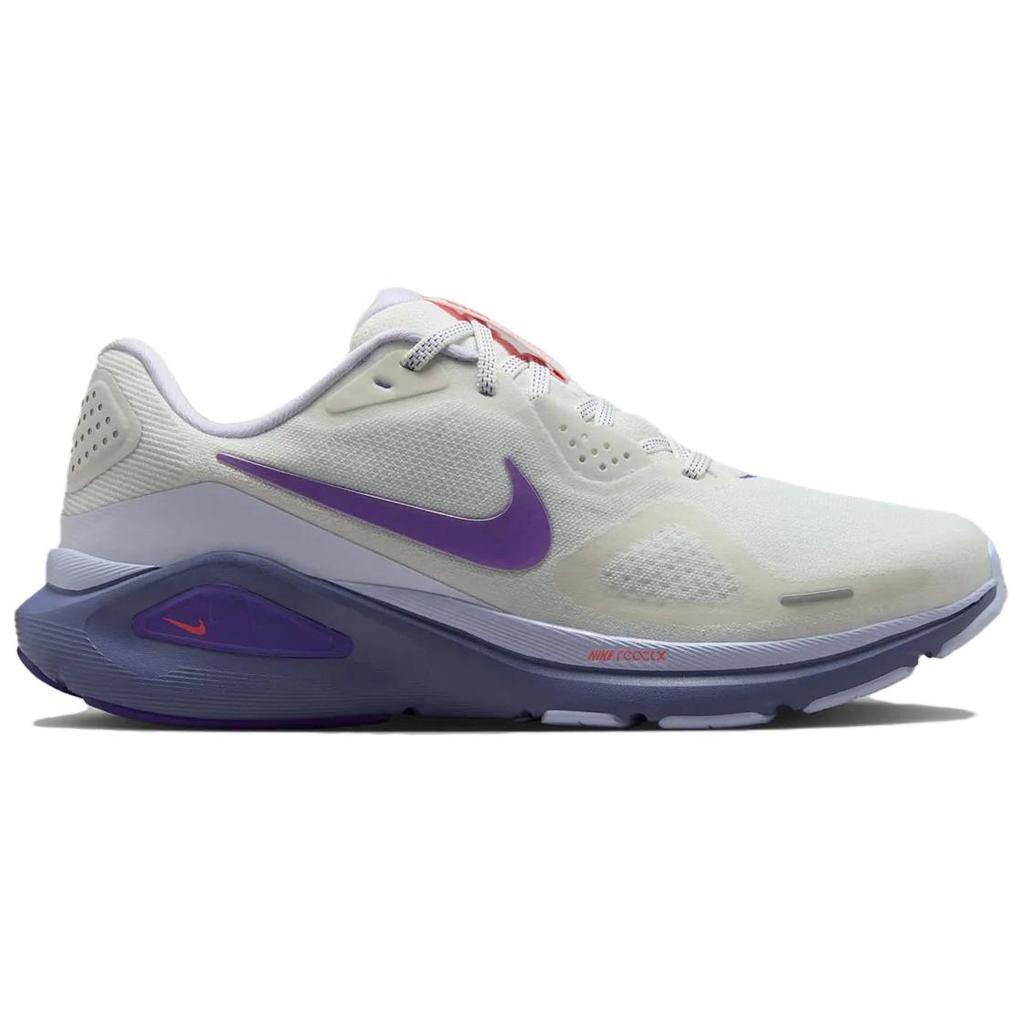 Nike Structure 26 Summit White Wild Grape Women Sneakers Amethyst-Tint Dusty-Amethyst Bright-Crimson HJ1101-102