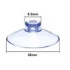 10Pcs 20/30/40mm PVC Mushroom Head Sucker Transparent Fish Tank Glass Sucker Perforated Clear Suction Cup For Home Decor Mirrors