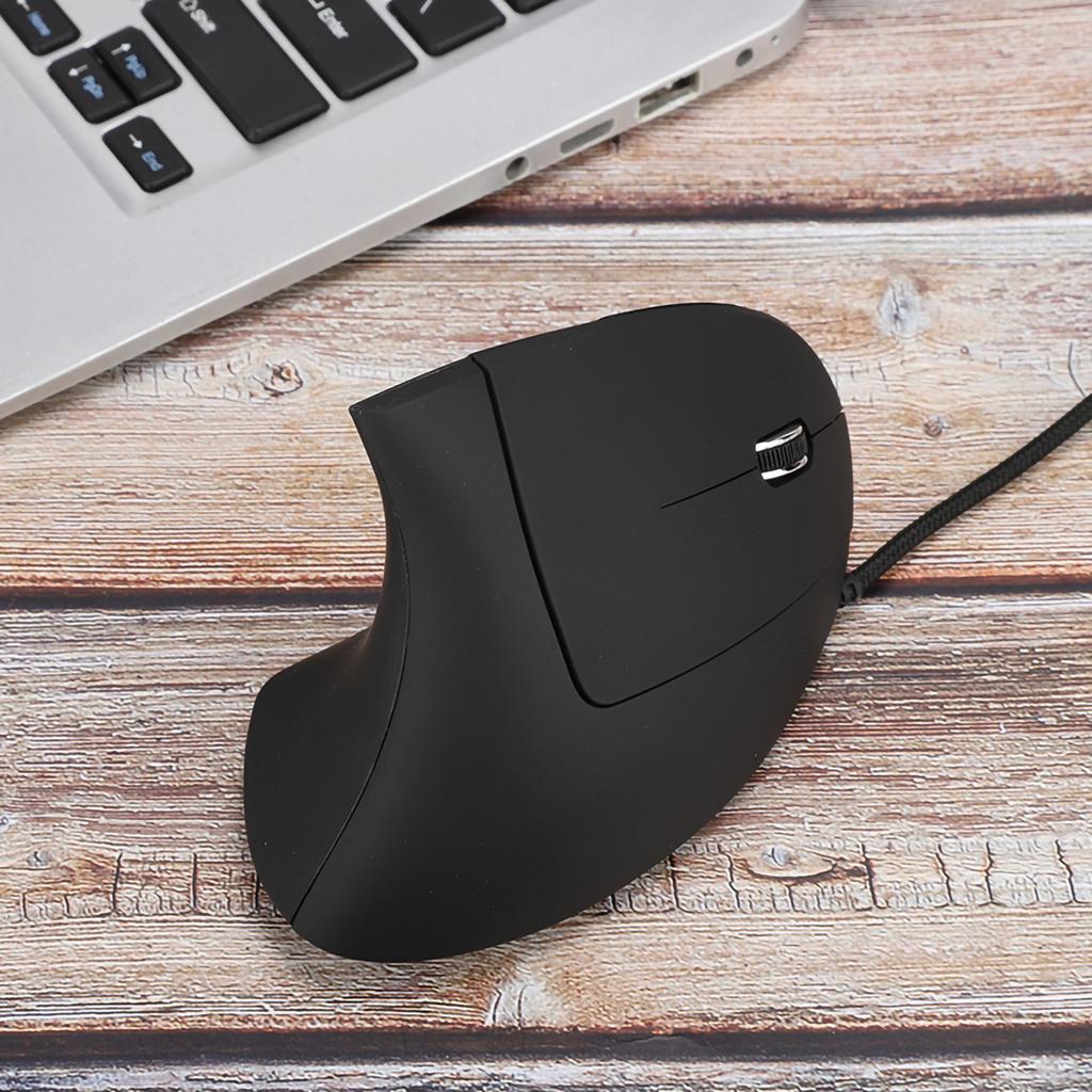 6D Ergonomic 800120020003200 DPI   Optical Vertical Gaming Mouse with LED