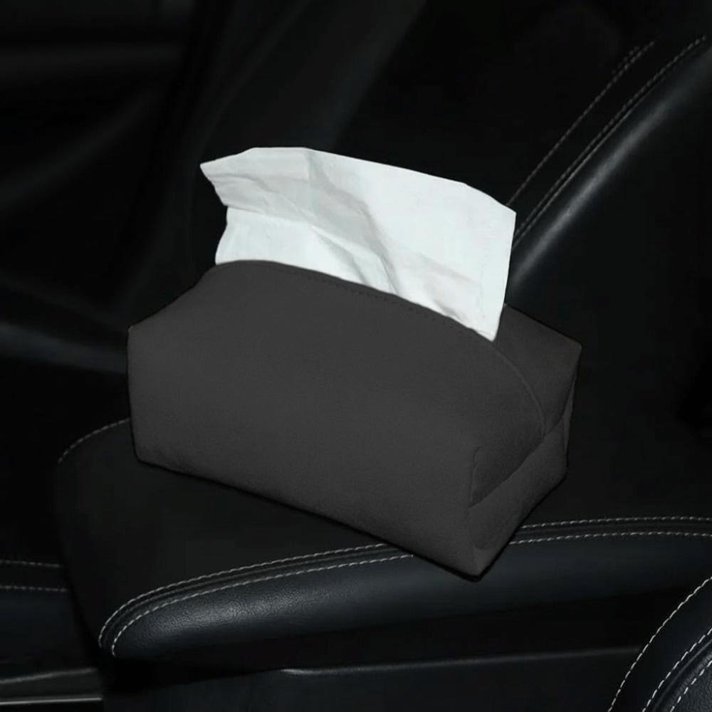 Magnetic Design Sun Visor Storage Luxury Style Auto Ceiling Holder Magnetic Tissue Box Home Use