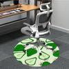 1pc Cactus Pattern Office Round Area Rug, Indoor Mat Suitable For Office, Under Office Chairs Bedroom Living Room Home Decor, Room Deco