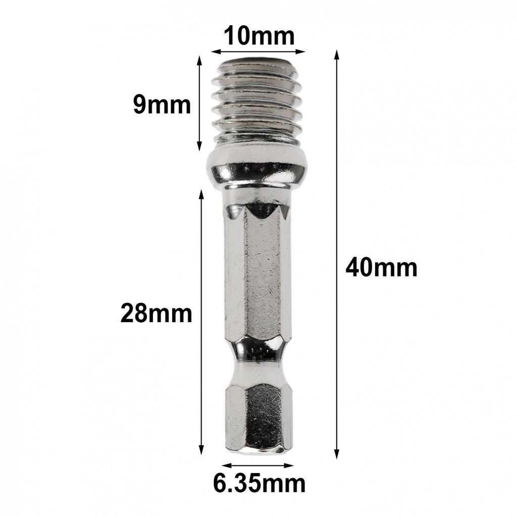 1/4\" Connecting Rod 3pcs Metal Shank Diameter: 6mm Silver
