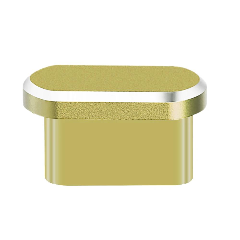 Type C Charging Hole Bung USB-C Dust Plug Metal Cover for Phone Grime Dirt Protection Charging Port for Iphone 15 Plus Pro Max
