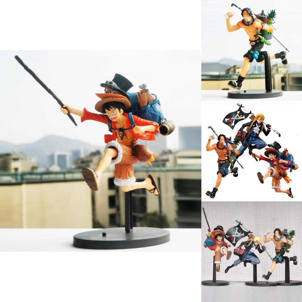 One Piece Running Three Brothers Monkey D Luffy Portgas D Ace Sabo Backpack Collection