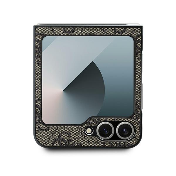 Guess Guhczf64Gmgbr Z Flip6 F741Brown/Brown Leather 4G Metal Logo