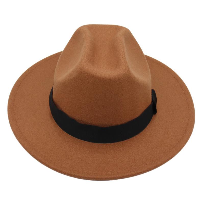 Shanghai Zylinder Internet-Berühmtheit Jazzhut Herren- und Damenstudio Filzhut Französischer Wollhut Retro